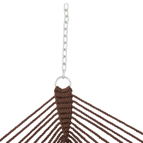 Sunnydaze Large Polyester Rope Hammock dimensions