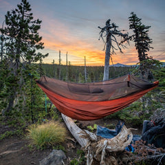 Skeeter Beeter XT Single Camping Hammock with Built-In Bug Net