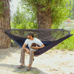 Skeeter Beeter XT Single Camping Hammock with Built-In Bug Net
