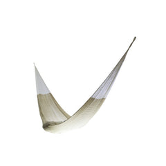 Sundrifter handwoven cotton Double Mayan hammock in Natural