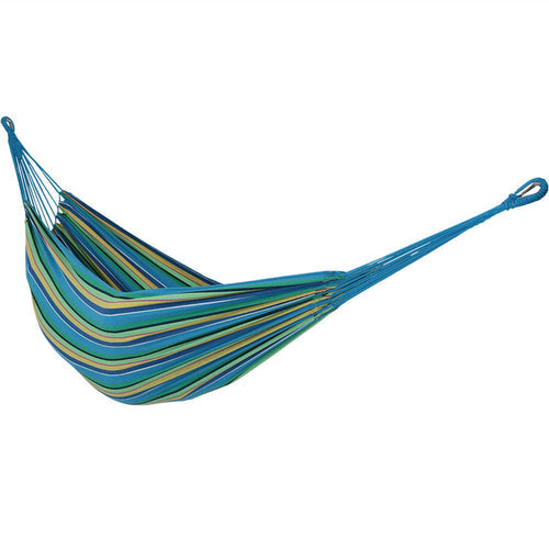 Sunnydaze Cotton Double Brazilian Hammock – Sea Grass