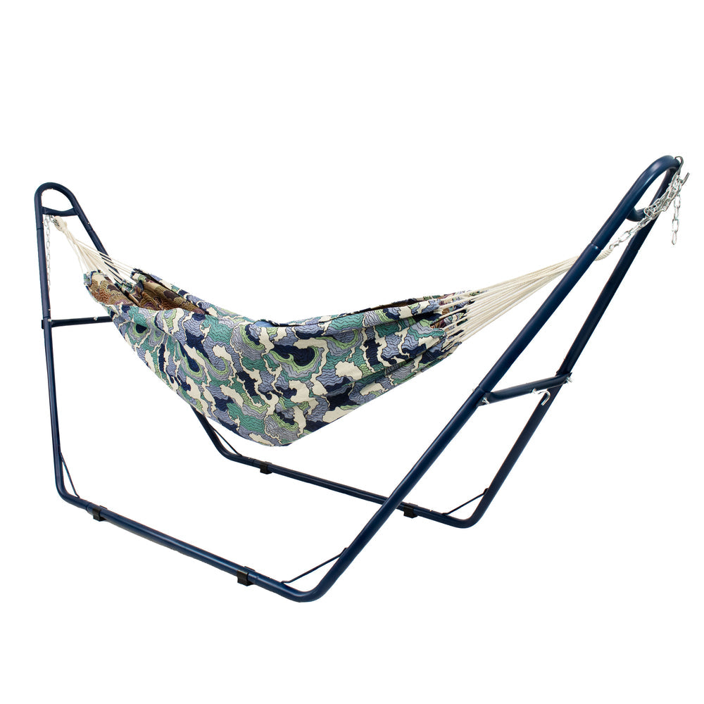 Universal Multi-Use Heavy-Duty Hammock Stand Blue detail