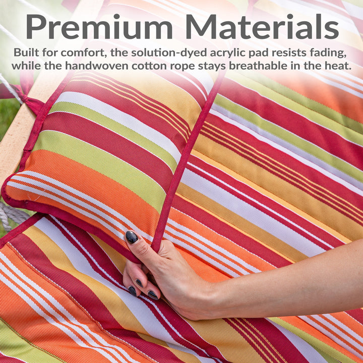 Sunnydaze Rope Hammock with 12&