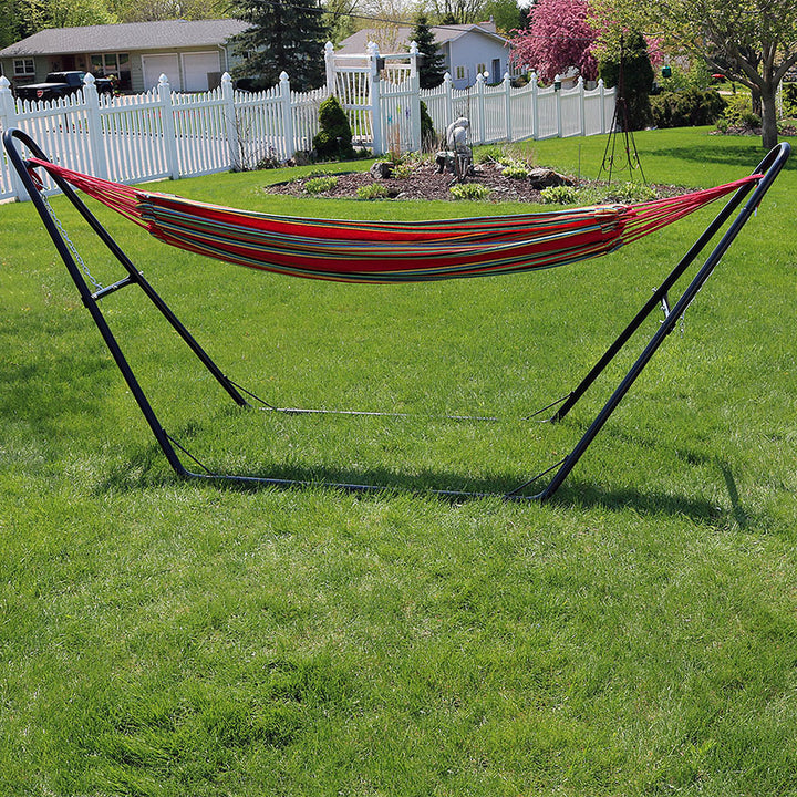 Brazilian Hammock Universal Stand Sunset lifestyle