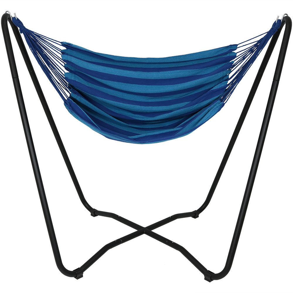 Hanging Rope Hammock Chair Stand Beach Oasis detail