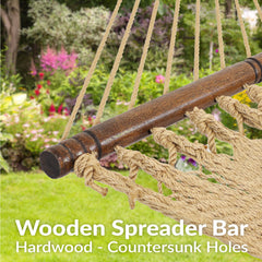 Soft-Spun Double Rope Hammock