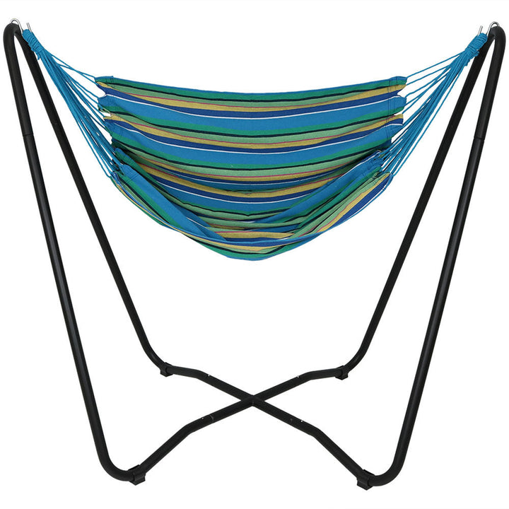 Hanging Rope Hammock Chair Stand Ocean Breeze detail