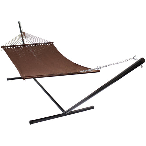 Sunnydaze Polyester Rope Hammock Stand Mocha product