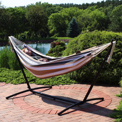 Double Brazilian Hammock with Portable Stand