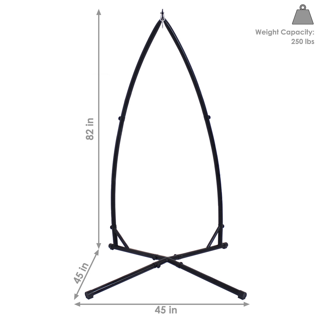 Sunnydaze X-Frame Steel Stand for Hammock Chairs