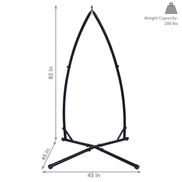 Sunnydaze X-Frame Steel Stand for Hammock Chairs