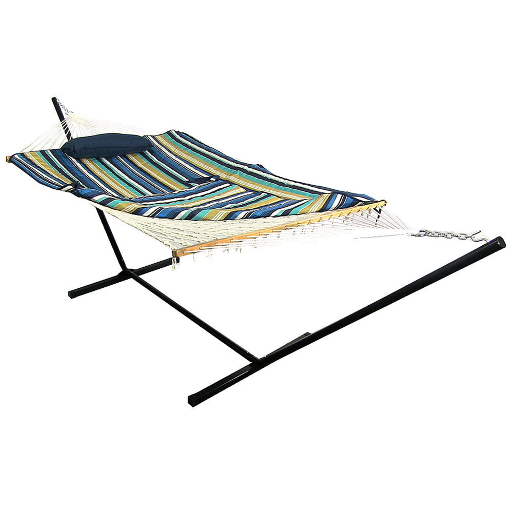 Rope Hammock Stand Pad Pillow Lakeview detail
