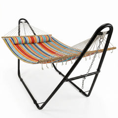 Cushioned Comfort Double Quilted Hammock with Pillow