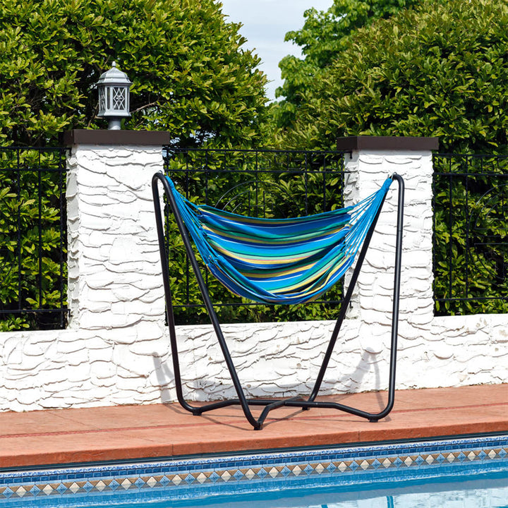 Hanging Rope Hammock Chair Stand Ocean Breeze product