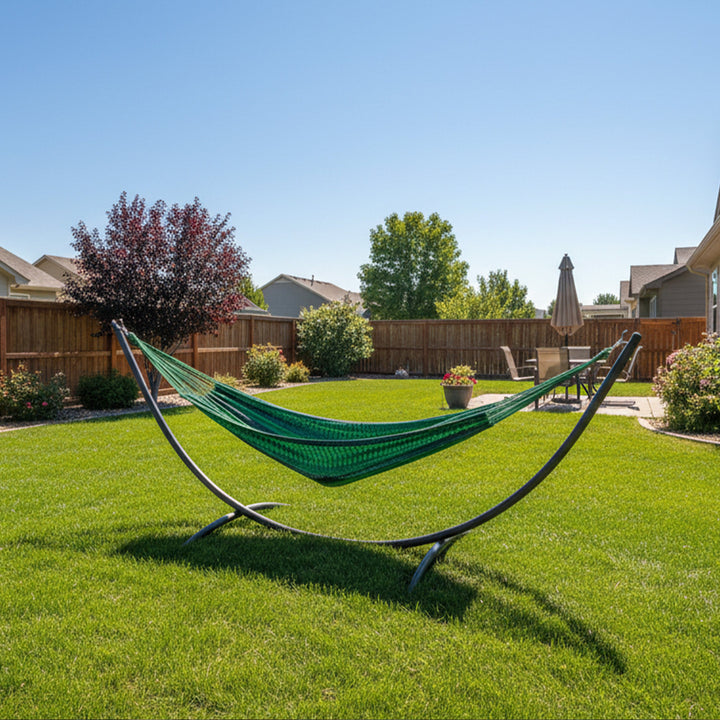Sunnydaze Handwoven Family-Size Mayan Hammock, Cotton Blend, 625 lb Capacity